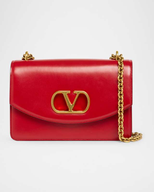 Vain VLOGO Leather Shoulder Bag